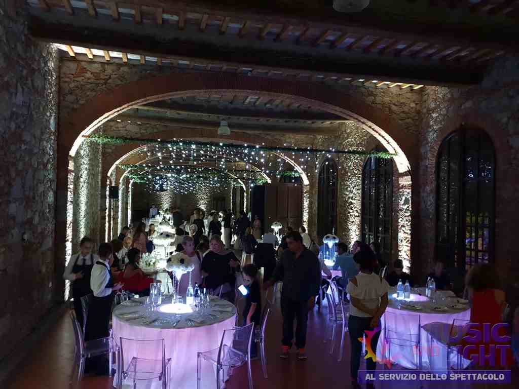 ALLESTIMENTO AUDIO E LUCI MATRIMONIO VILLA BRUGHIER LUCCA 